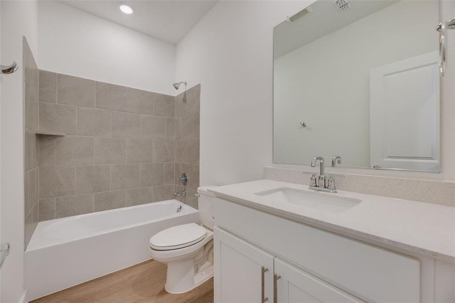 Furnished interior view inside a new home in Legacy Hills: Brookstone 60's, Celina (Image 7).