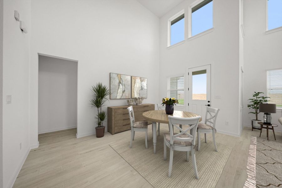 Sun-lit dining area (*Photo not of actual home and used for illustration purposes only.) Sun-lit dining area (*Photo not of actual home and used for illustration purposes only.)