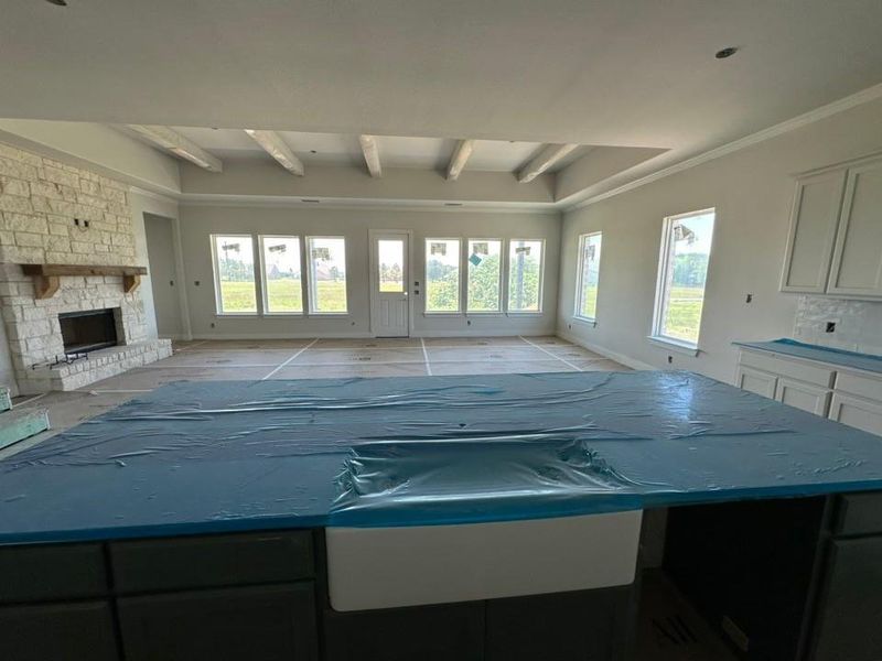 In-progress construction of a new home in Fannin Ranch, Leonard, TX (Image 12).