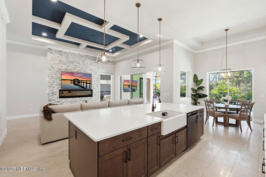 Furnished interior view inside a new home in , Palm Coast (Image 18).