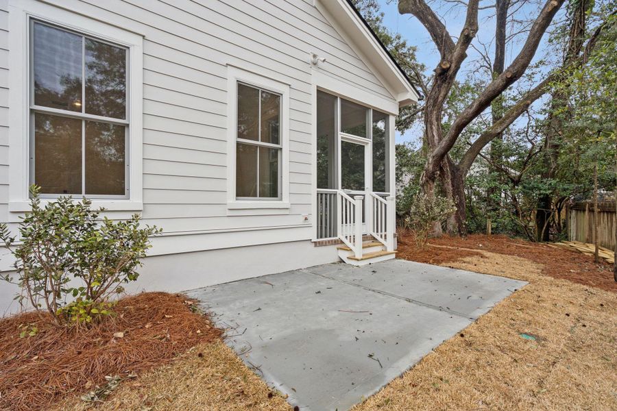 Exterior details and patio area of a home in , Mount Pleasant (Image 45).