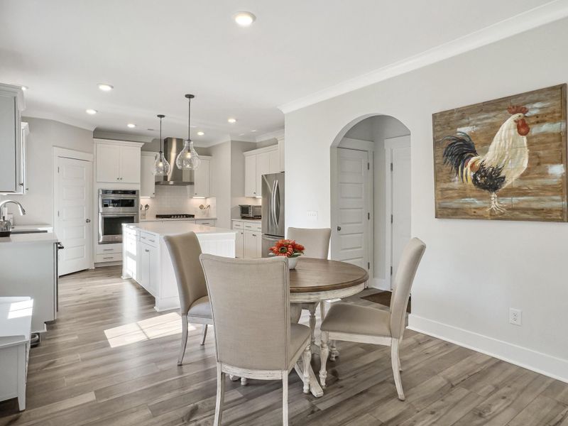 Furnished interior view inside a new home in Hewing Farms, Summerville (Image 11). Furnished interior view inside a new home in Hewing Farms, Summerville (Image 11).