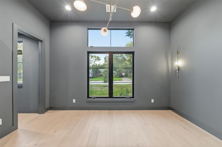 Designed for productivity and comfort, this private study offers the perfect space for working from home or quiet relaxation.