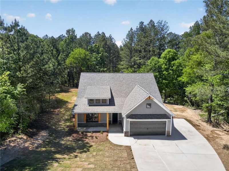 Front exterior of a new home in , Taylorsville, GA, highlighting curb appeal (Image 28).