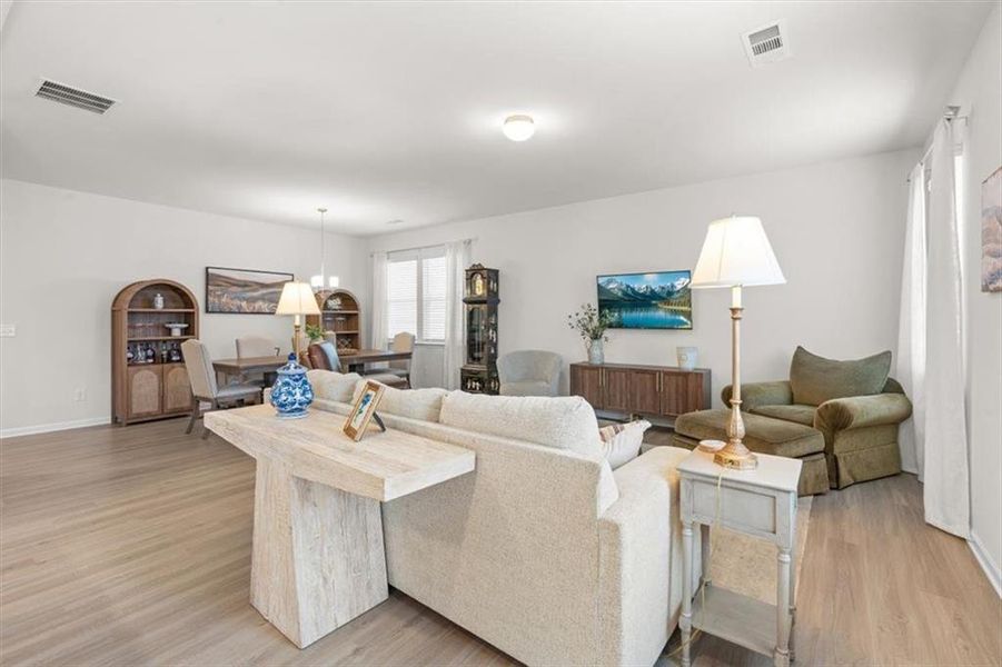 Furnished interior view inside a new home in , Dawsonville (Image 12).