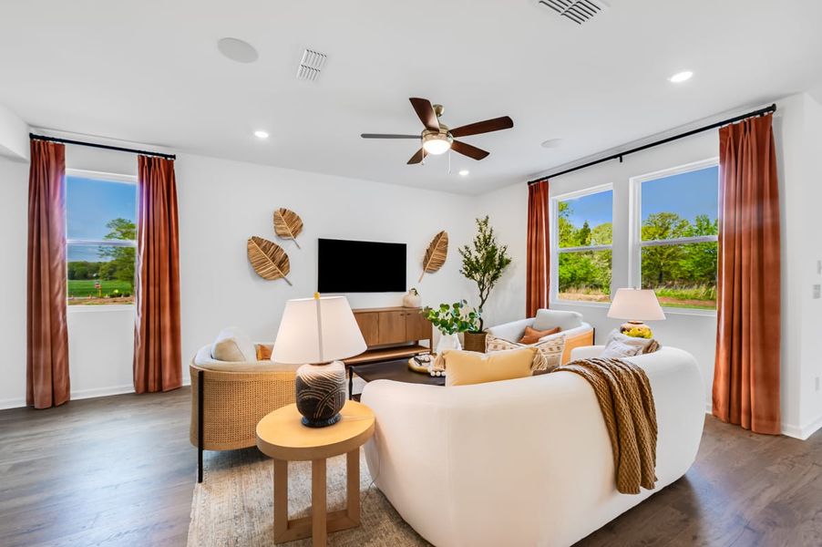Furnished interior view inside a new home in Windance Lake, Loganville (Image 10).