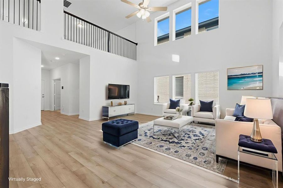 Furnished interior view inside a new home in , Forney (Image 7). Furnished interior view inside a new home in , Forney (Image 7).