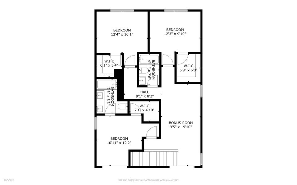 Second floor floorplan Second floor floorplan