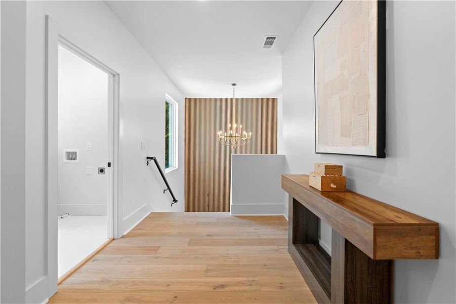 Furnished interior view inside a new home in , Atlanta (Image 11). Furnished interior view inside a new home in , Atlanta (Image 11).