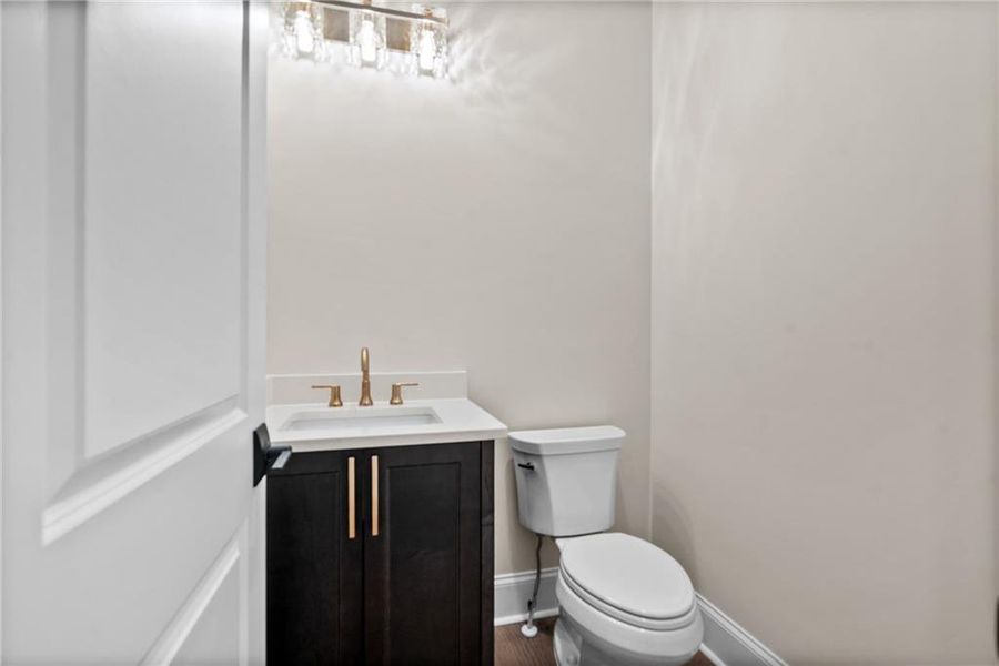 Furnished interior view inside a new home in Waterside Single Family, Peachtree Corners (Image 9).