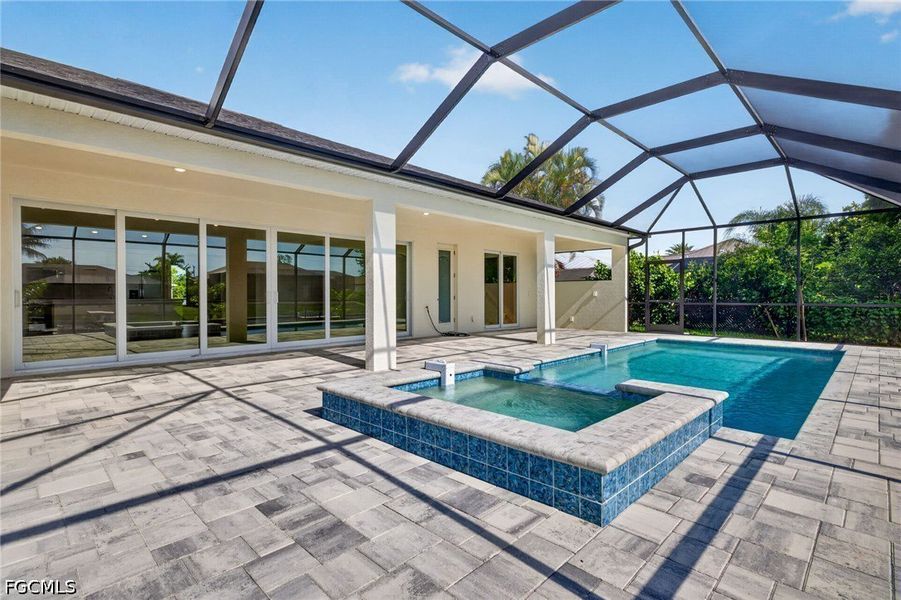 Exterior details and patio area of a home in Cape Coral, Cape Coral (Image 21). Exterior details and patio area of a home in Cape Coral, Cape Coral (Image 21).