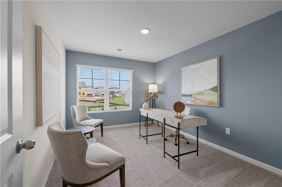 Furnished interior view inside a new home in Walden Park – The Retreat, Jonesboro (Image 15).