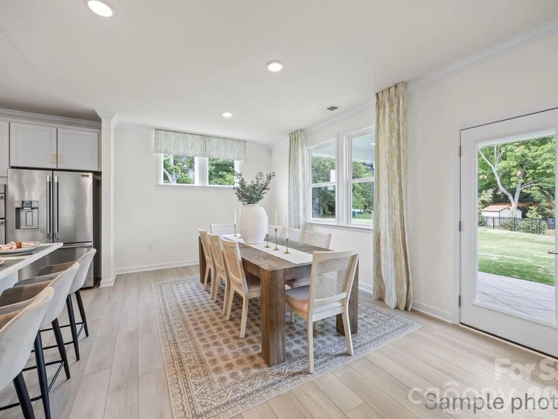 Furnished interior view inside a new home in Enclave at Belmont, Belmont (Image 7).