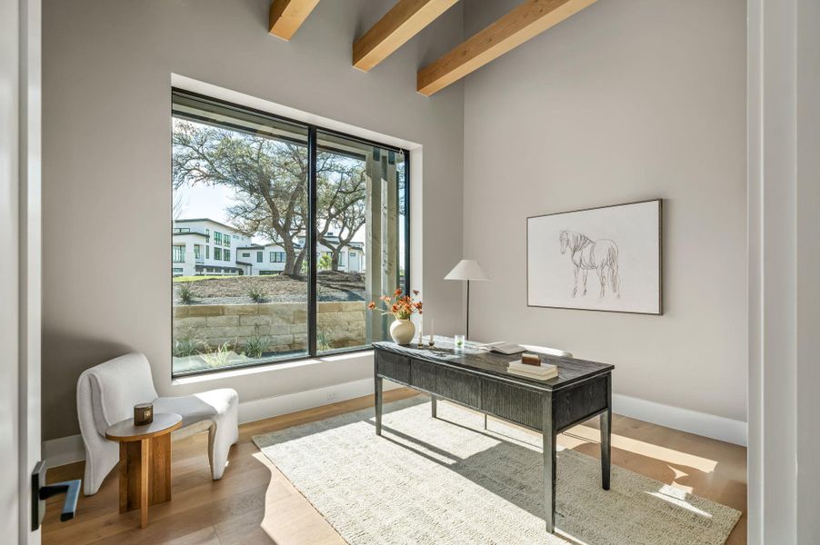 Furnished interior view inside a new home in , Austin (Image 18). Furnished interior view inside a new home in , Austin (Image 18).