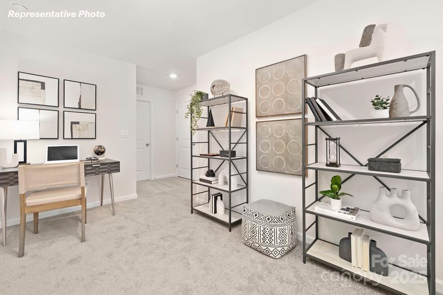 Furnished interior view inside a new home in Secrest Commons, Monroe (Image 14).