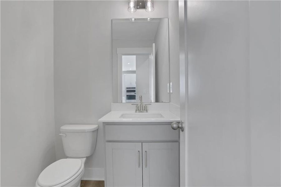 Furnished interior view inside a new home in The Paddocks at Doc Hughes, Buford (Image 6).