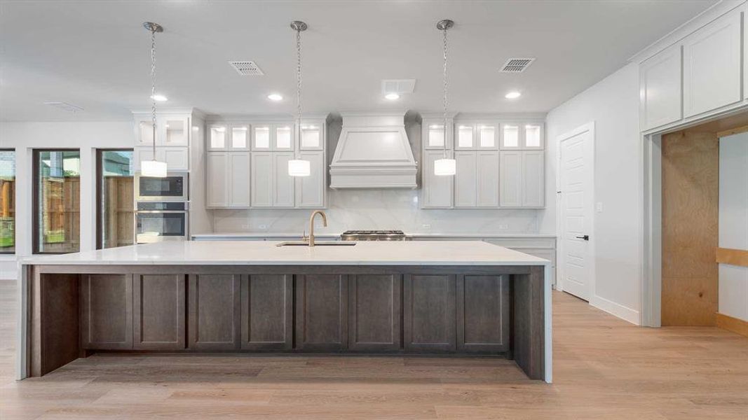 Furnished interior view inside a new home in Fields 60', Frisco (Image 19).