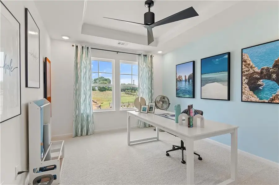Furnished interior view inside a new home in Westwind Estates, Hampton (Image 21).