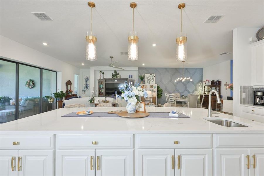 Furnished interior view inside a new home in Esplanade at Artisan Lakes, Palmetto (Image 20).