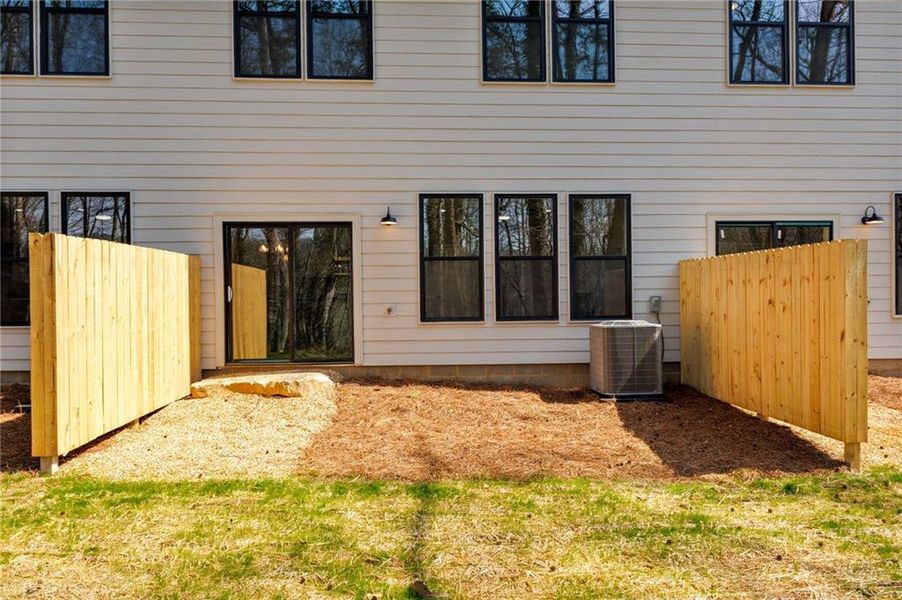 Exterior details and patio area of a home in , Ellijay (Image 3).