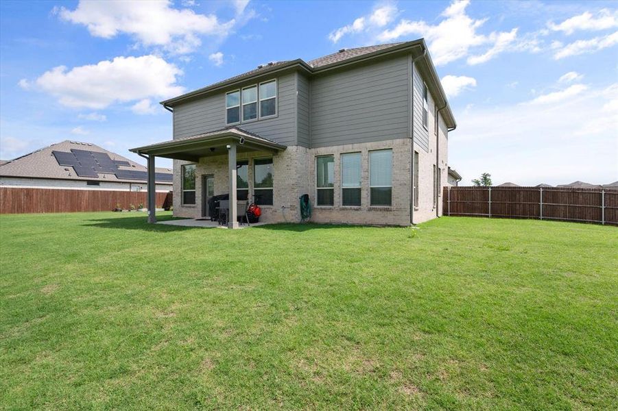 Yard is just under 1/2 an acre.  Plenty of room for a pool.