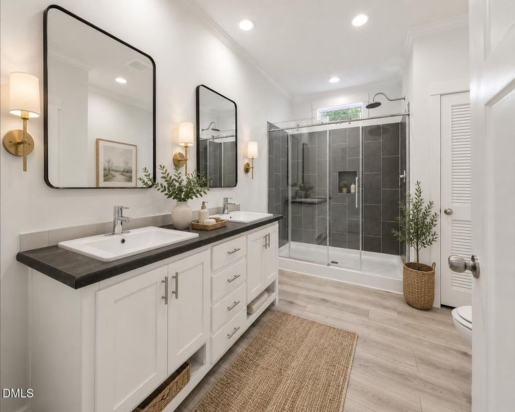 Staged Primary bath