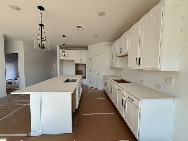 In-progress construction of a new home in Arbors at Richland Creek, Buford, GA (Image 14).