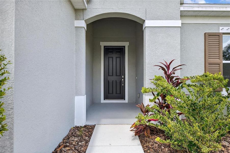Front exterior of a new home in Waterset, Apollo Beach, FL, highlighting curb appeal (Image 2).