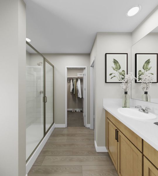 Furnished interior view inside a new home in Lake Bluff, Greeley (Image 18).