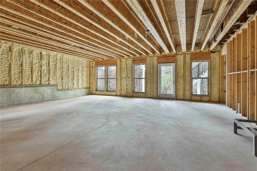 In-progress construction of a new home in Gardens at Arbor Springs, Newnan, GA (Image 41).