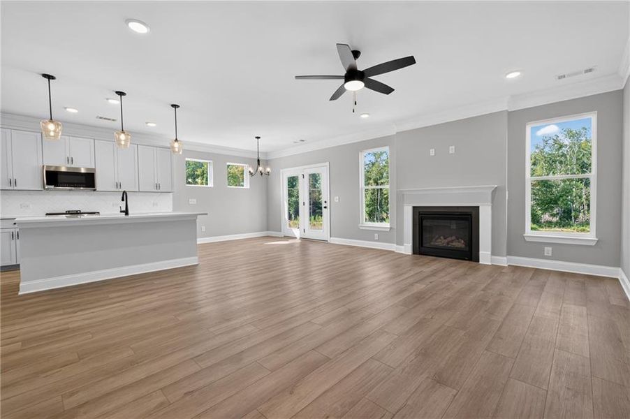 Spacious, unfurnished interior of a new home in , Loganville (Image 64).