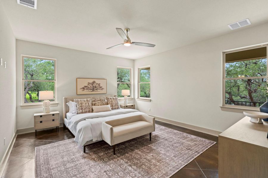 Furnished interior view inside a new home in , Dripping Springs (Image 9).