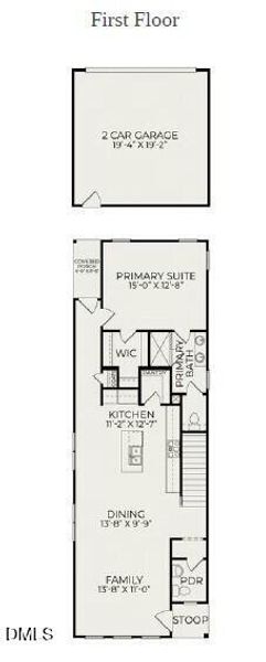 1st Floor Plan - 85 Parkland - Lumen A