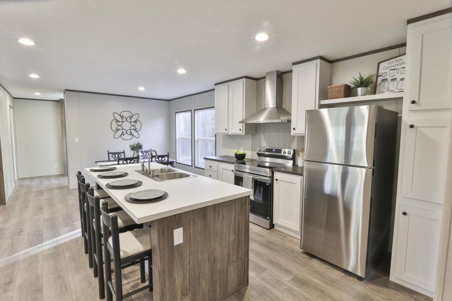 Furnished interior view inside a new home in , St. Stephen (Image 5).