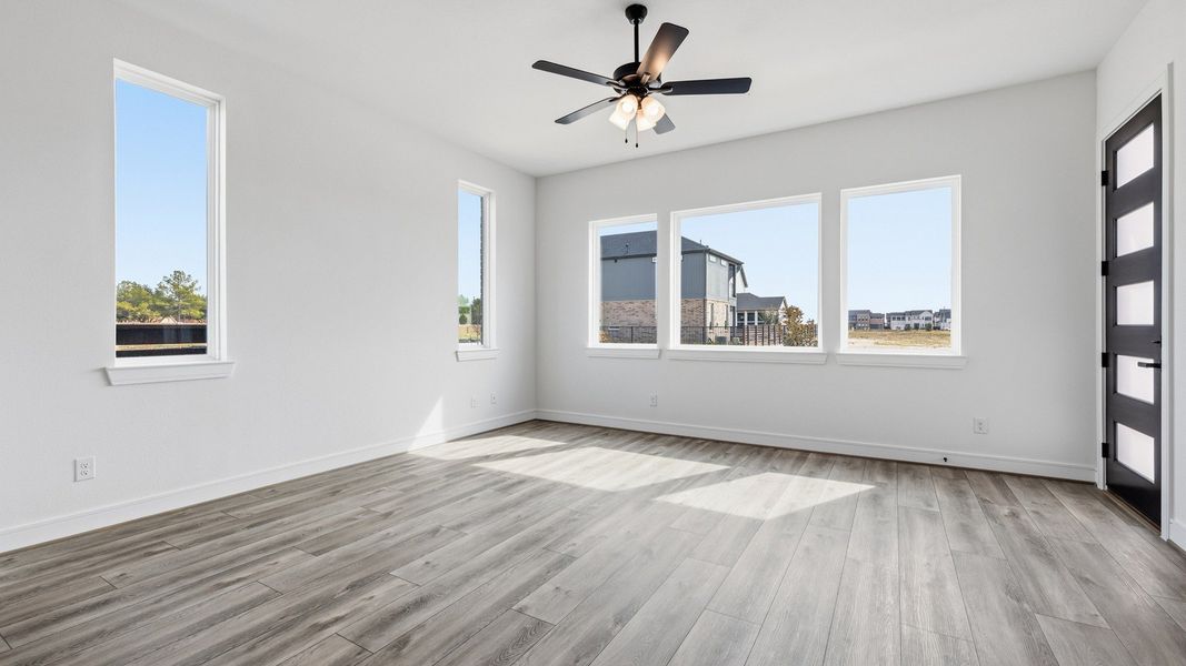 Representative furnished interior of a home built from the Solara by Brightland Homes in Bridgeland Central, Cypress (Image 6).
