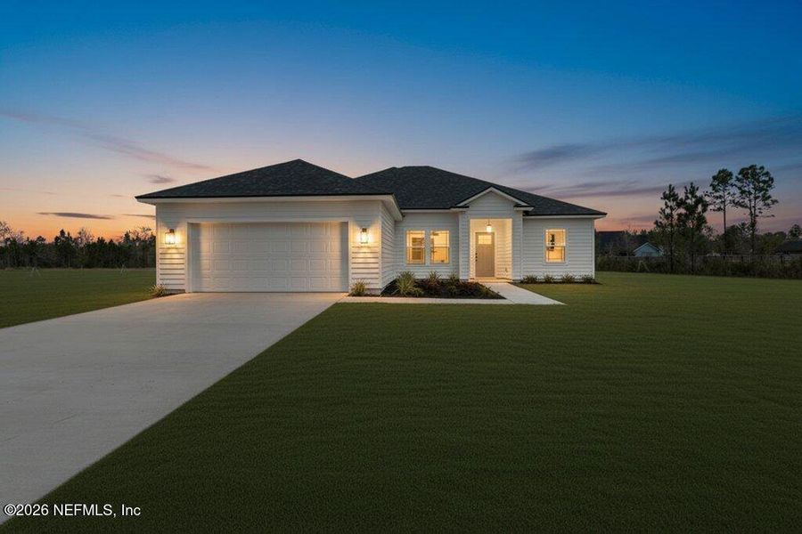Front exterior of a new home in , Glen St. Mary, FL, highlighting curb appeal (Image 15).