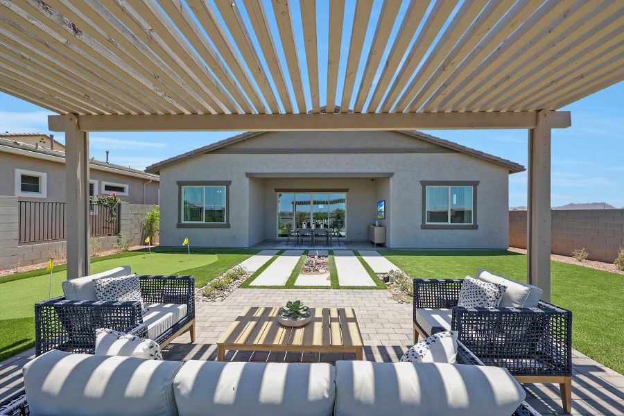 Representative exterior details of a home built from the Dove by Mattamy Homes in Empire Pointe, Queen Creek (Image 27). Representative exterior details of a home built from the Dove by Mattamy Homes in Empire Pointe, Queen Creek (Image 27).