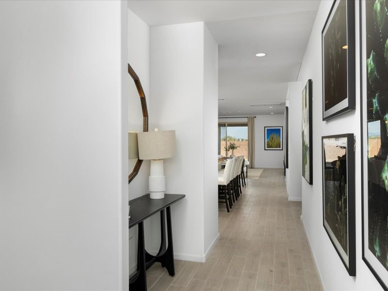 Furnished interior view inside a new home in Mandarina - Premier Series, Marana (Image 5).