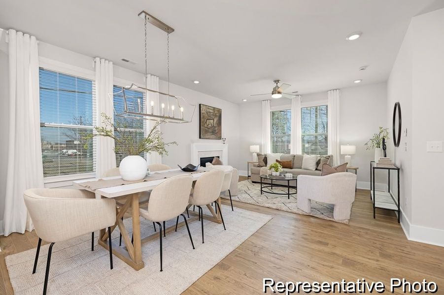 Furnished interior view inside a new home in Colvin Park, Rock Hill (Image 6). Furnished interior view inside a new home in Colvin Park, Rock Hill (Image 6).