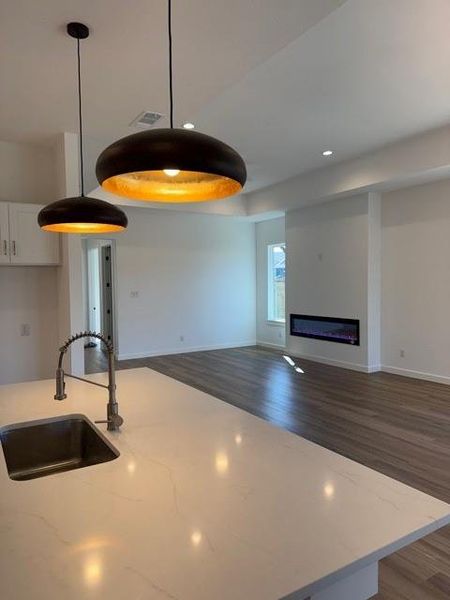 Close-up of interior finishes inside a home in , Fort Worth (Image 13).
