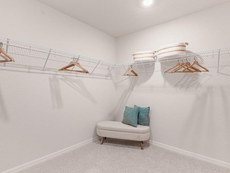 And, it includes a walk-in wardrobe - Aspen townhome by Highland Homes And, it includes a walk-in wardrobe - Aspen townhome by Highland Homes