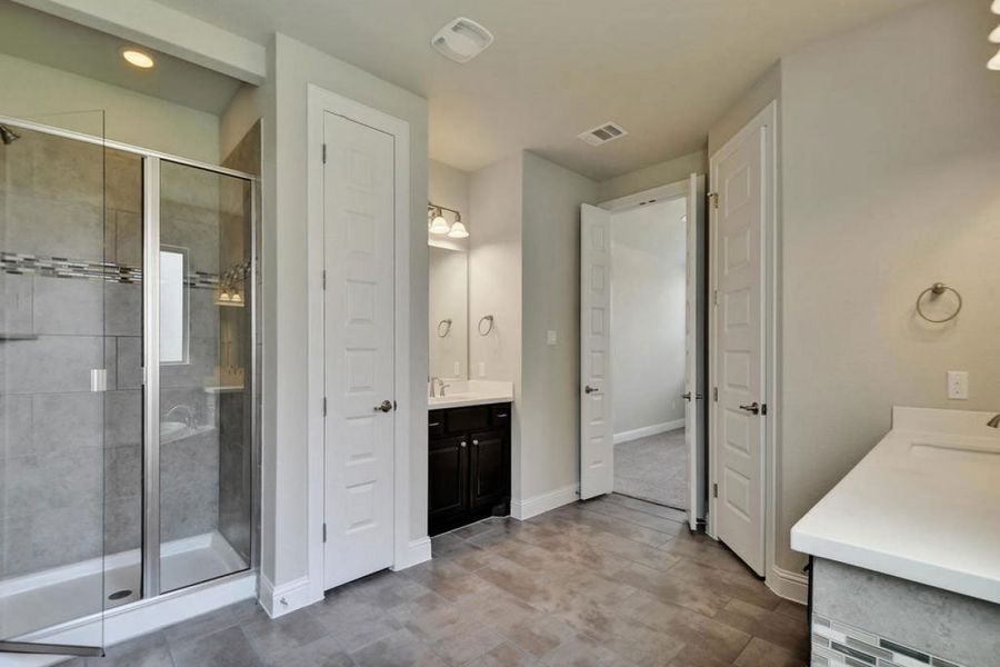 Representative furnished interior of a home built from the Oaks 2694 by Brohn Homes in Oaks at San Gabriel, Georgetown (Image 5).