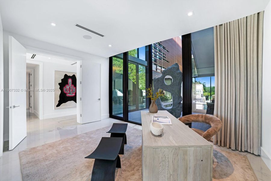 Furnished interior view inside a new home in , Miami Beach (Image 49). Furnished interior view inside a new home in , Miami Beach (Image 49).