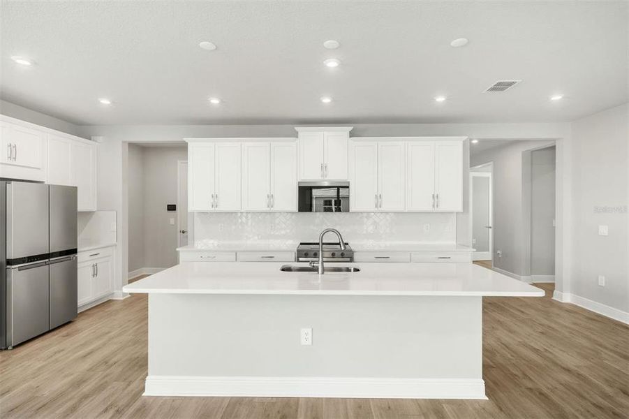 Furnished interior view inside a new home in Brightmore at Wellen Park, Venice (Image 4).