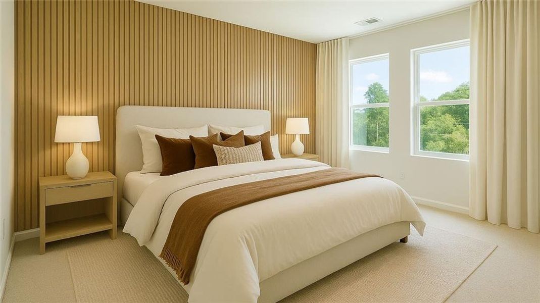 Furnished interior view inside a new home in Benteen Reserve, Atlanta (Image 11).