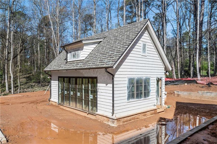 In-progress construction of a new home in , Milton, GA (Image 33).