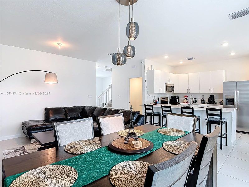 Furnished interior view inside a new home in , Homestead (Image 14). Furnished interior view inside a new home in , Homestead (Image 14).