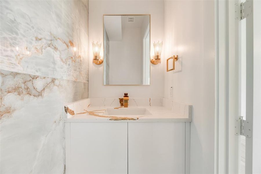 Bathroom with vanity Bathroom with vanity