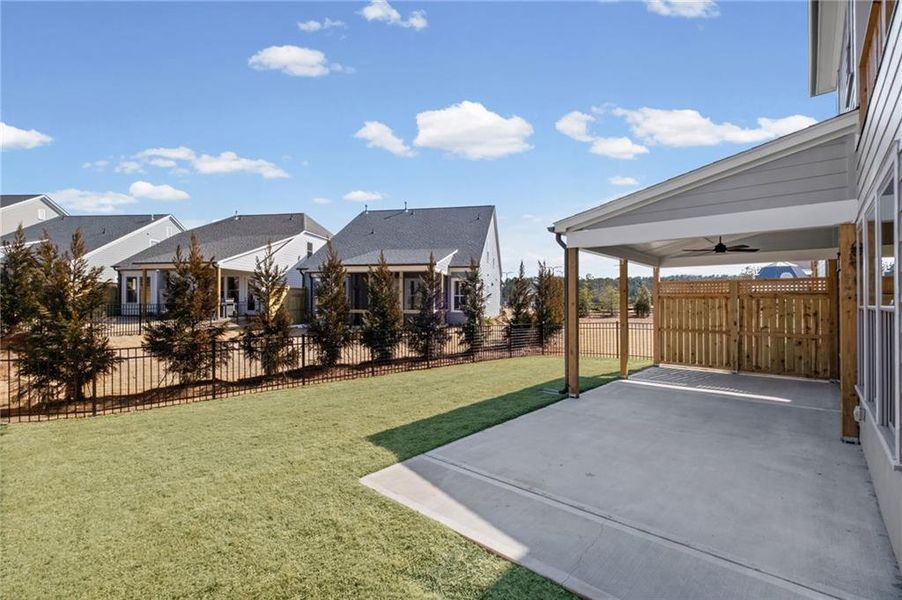 Exterior details and patio area of a home in , Canton (Image 29).