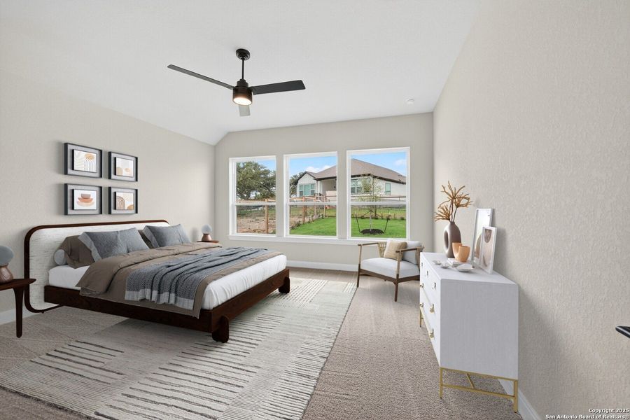 Furnished interior view inside a new home in The Crossvine 45’, Schertz (Image 15).